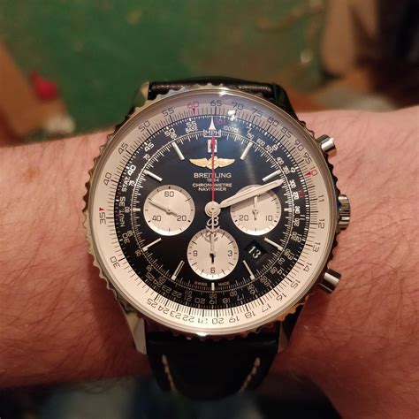 breitling navitimer 01 vs world|Breitling Navitimer 46mm price.